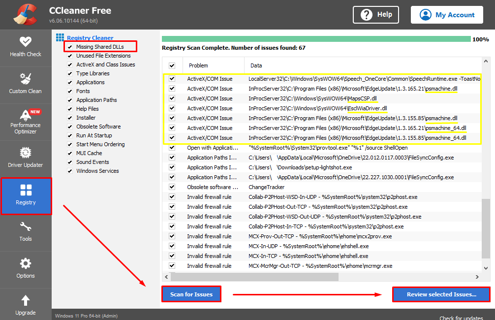 download ccleaner registry cleaner free